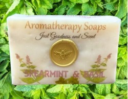 Spearmint & Basil Aromatherapy Soap