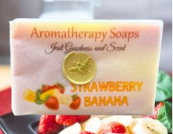 Strawberry Banana Aromatherapy Soap